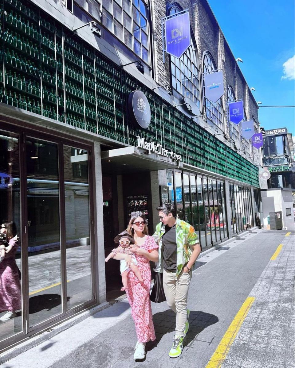 Baby Bible liburan di Korea (instagram.com/felicyangelista_)
