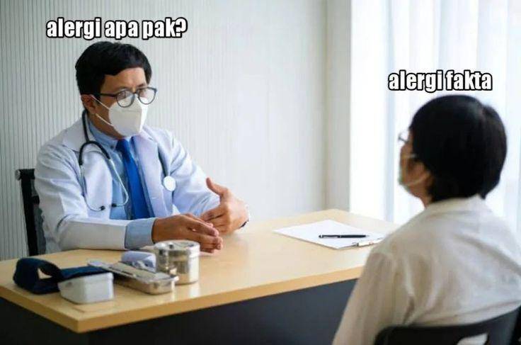 meme kocak saat berobat ke dokter (twitter.com/lettacrushingu)