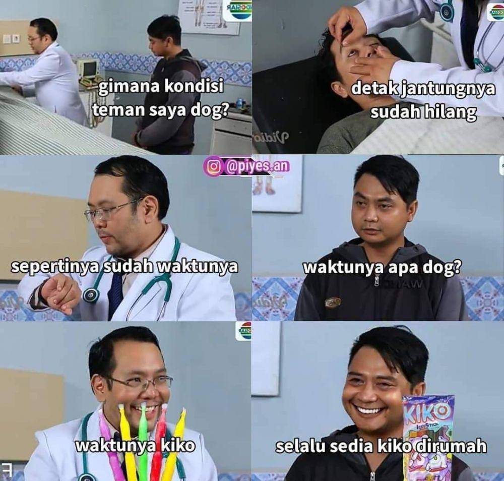 meme kocak saat berobat ke dokter (twitter.com/punyaeisa)
