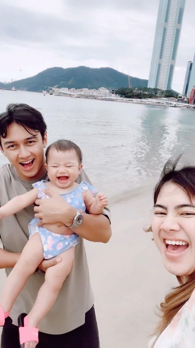 Baby Bible liburan di Korea (instagram.com/felicyangelista_)