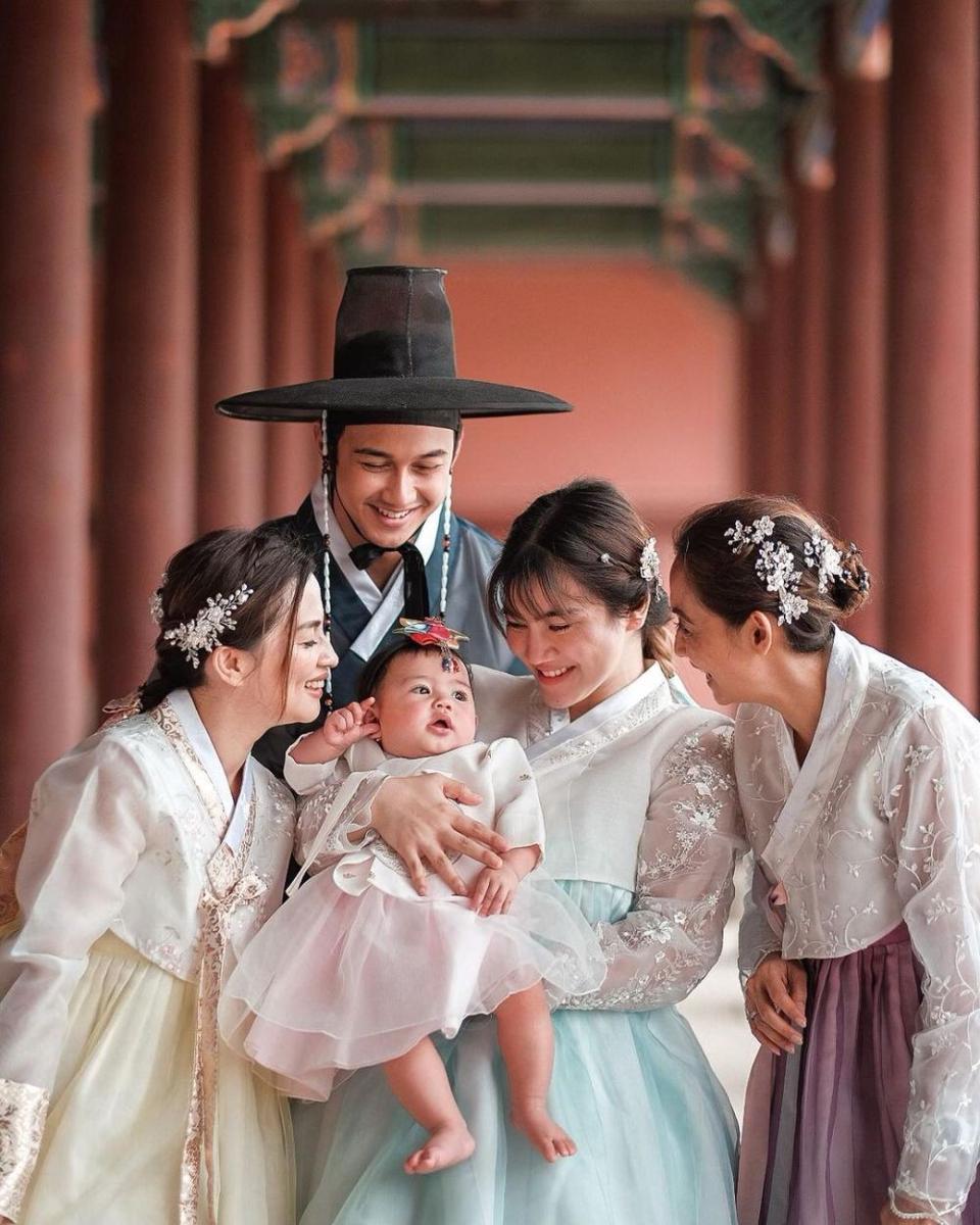 Baby Bible liburan di Korea (instagram.com/felicyangelista_)