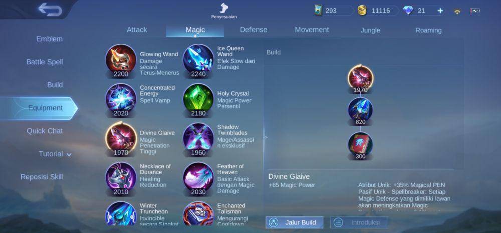 Divine glaive (dok. Moonton/Mobile Legends)