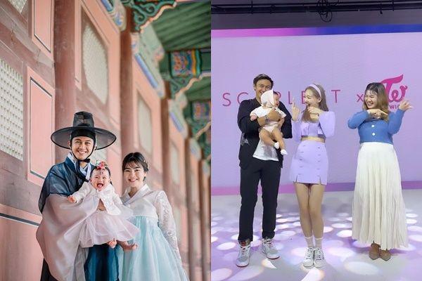 Baby Bible liburan di Korea (instagram.com/felicyangelista_)