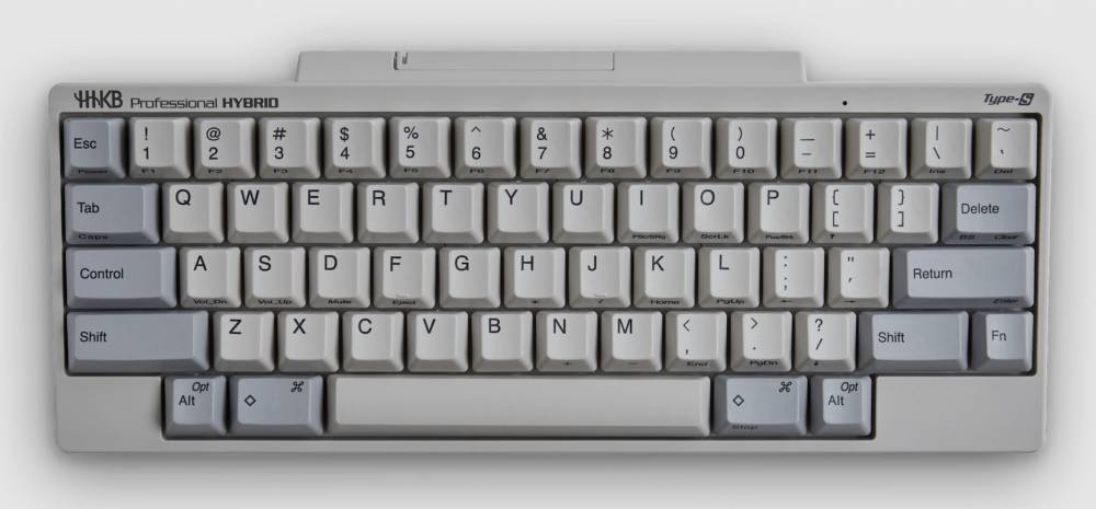 ilustrasi Happy Hacking Keyboard Professional Hybrid (hhkeyboard.com)