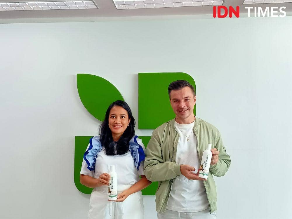 Peluncuran produk Biolage Message Cream Oil di L’Oreal Indonesia Academy, DBS Tower lantai 10, Setiabudi, Jakarta Selatan. 21 Juli 2022. (IDN Times/M. Tarmizi Murdianto)