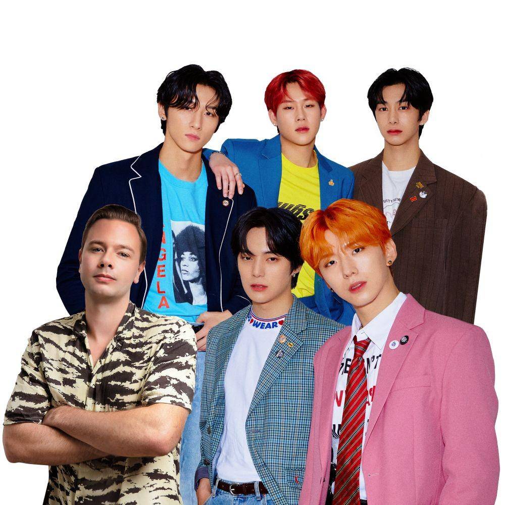 potret MONSTA X dan Sam Feldt (dok. YouTube/Sam Feldt)