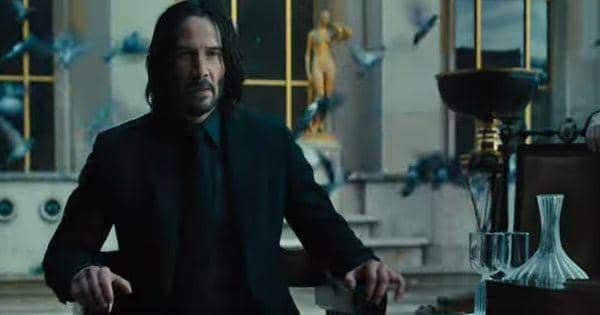 John Wick dalam salah satu adegan teaser trailernya ( Dok. Lionsgate / John Wick 4 )