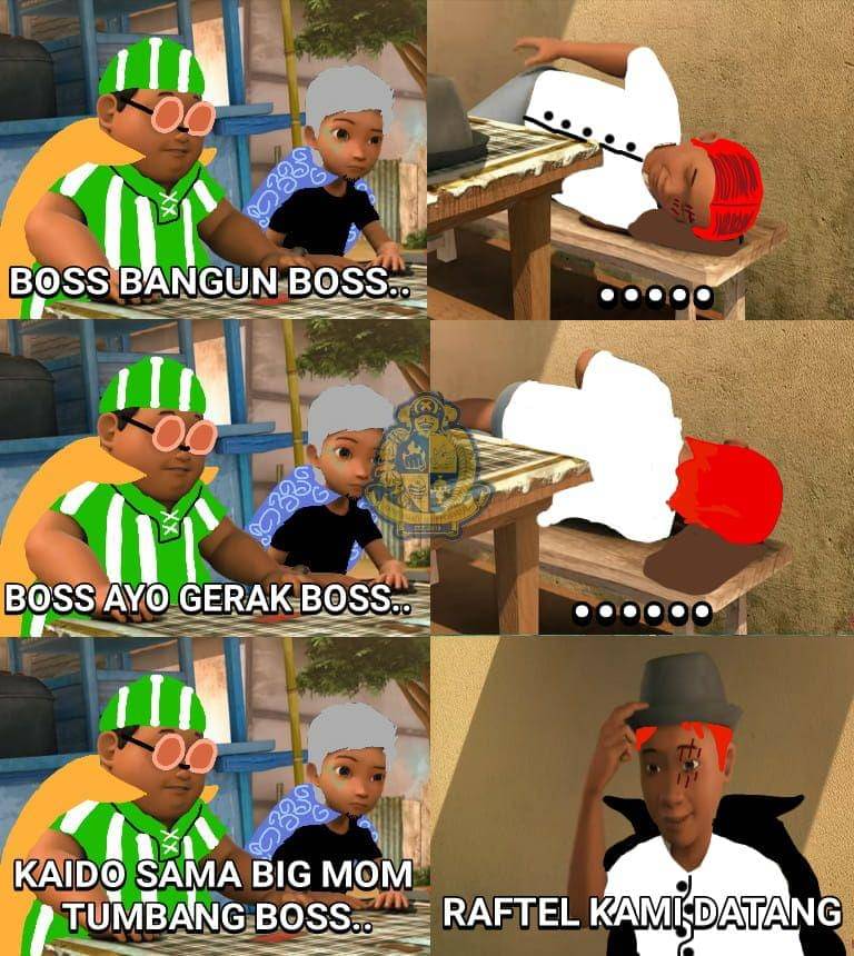 Lebih enak tidur nungguin musuh jatuh duluan  ( Dok. facebook.com/Robby M. Jatmika )