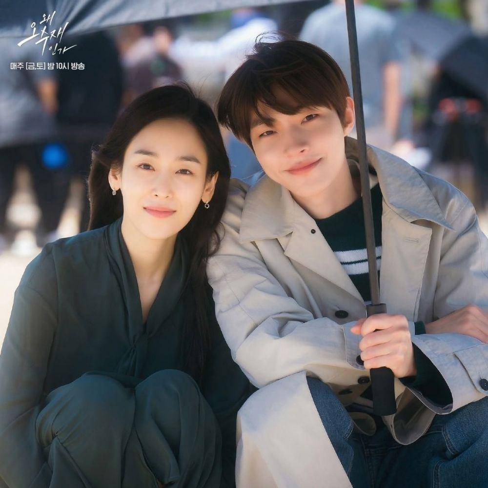 potret di balik layar drama Korea Why Her? (instagram.com/sbsdrama.official)