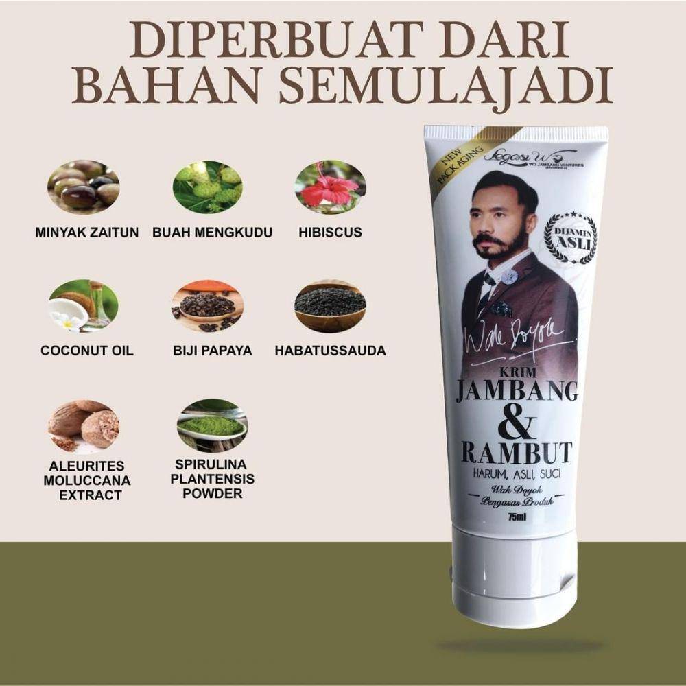 Wak Doyok Krim Jambang & Rambut (instagram.com/wdjambangventures)