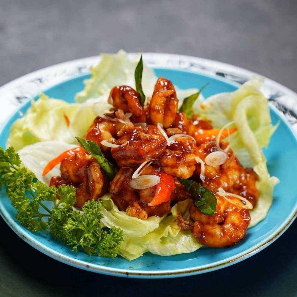 Udang asam manis (Instagram.com/huangjia.restaurant)