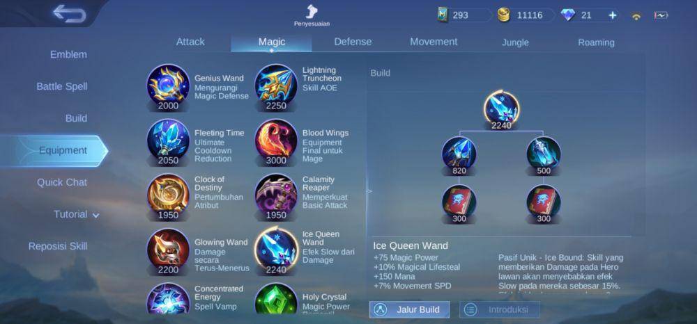 Ice queen wand (dok. Moonton/Mobile Legends)
