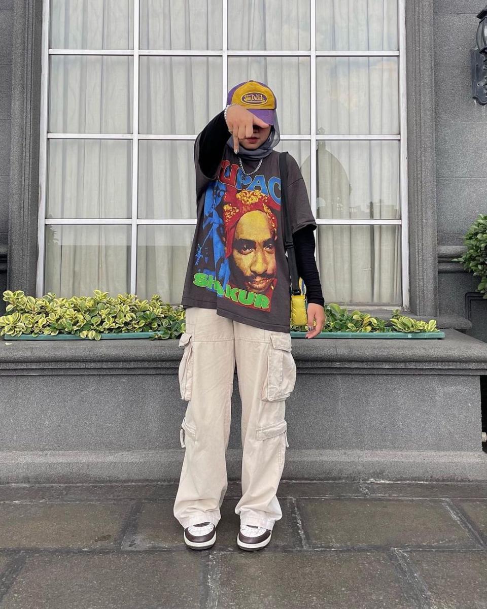 inspirasi OOTD ala Citayam Fashion Week yang bisa kamu tiru (instagram.com/dindacims)
