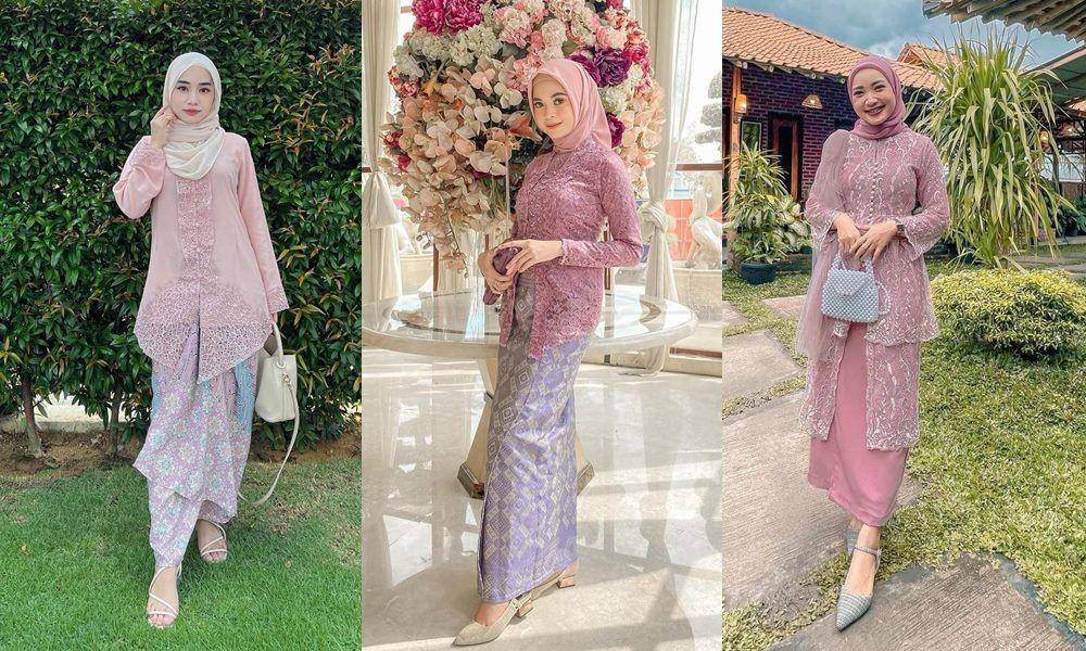 kebaya pink pastel (instagram.com/lyaaaqilah | instagram.com/finnynst | instagram.com/putri_nvs)