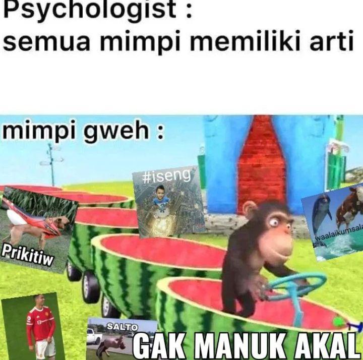 meme kejadian di mimpi (instagram.com/memesamph)