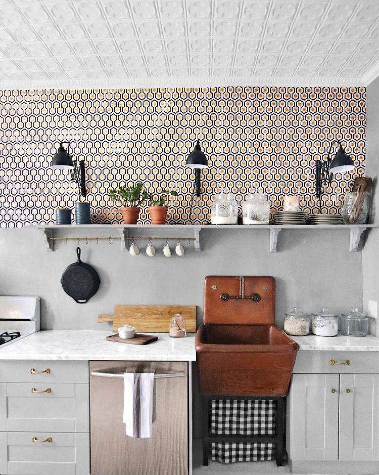 Wallpaper dapur (dok.countryliving.com)