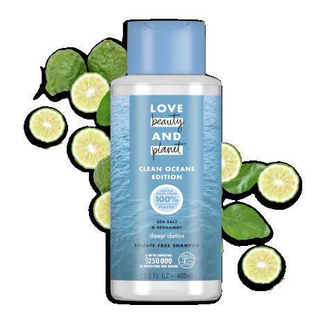 Love Beauty And Planet Ocean Shampoo Sea Salt & Bergamot Deep Restore (lovebeautyandplanet.com)