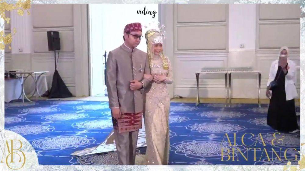 Pernikahan Bintang Emon dan Alca Octaviany (youtube.com/Bintang Emon)