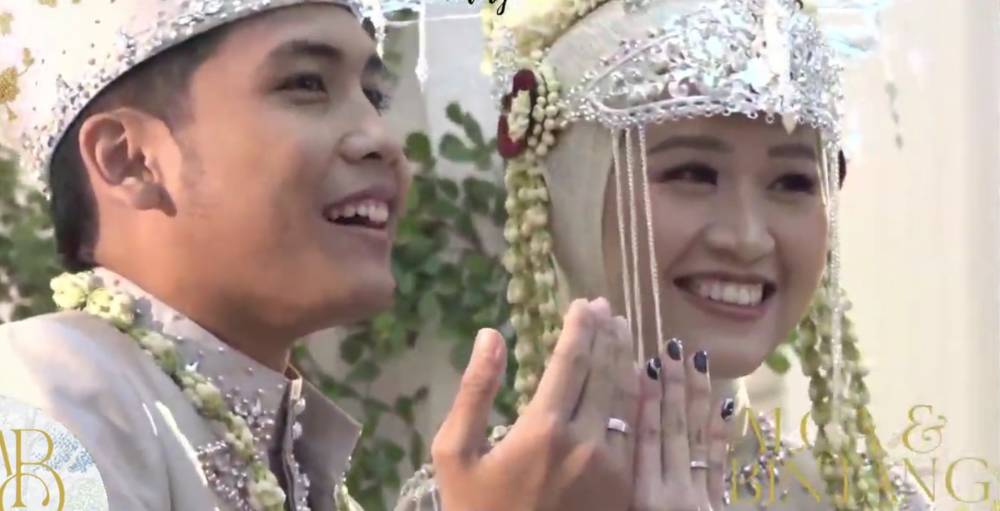Pernikahan Bintang Emon dan Alca Octaviany (youtube.com/Bintang Emon)