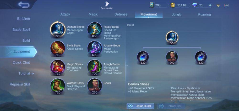 Demon shoes (dok. Moonton/Mobile Legends)