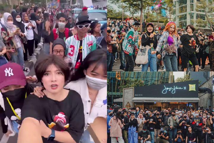 10 Potret Chika Jessica Cosplay Jadi Jeje, Ikutan Citayam Fashion Week