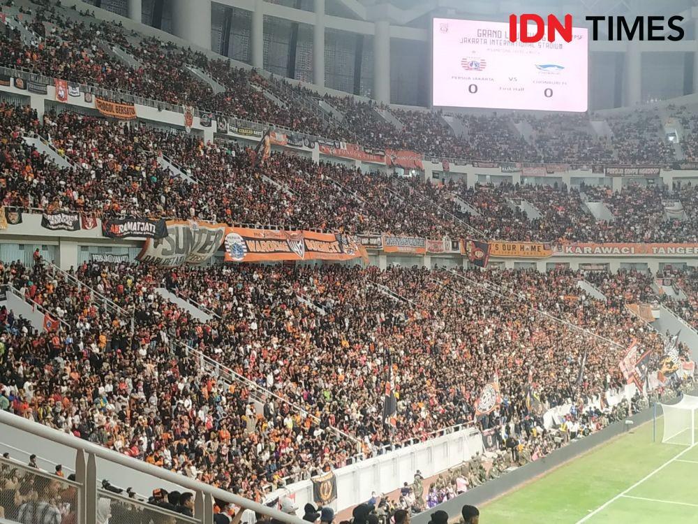 Suasana grand launching JIS. (IDN Times/Sandy Firdaus)