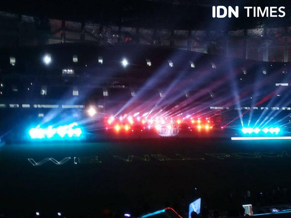 Suasana grand launching JIS. (IDN Times/Sandy Firdaus)