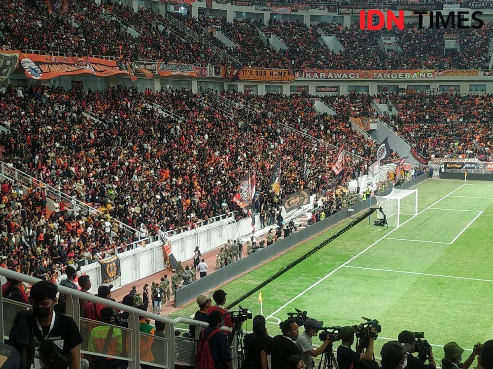 Suasana grand launching JIS. (IDN Times/Sandy Firdaus)