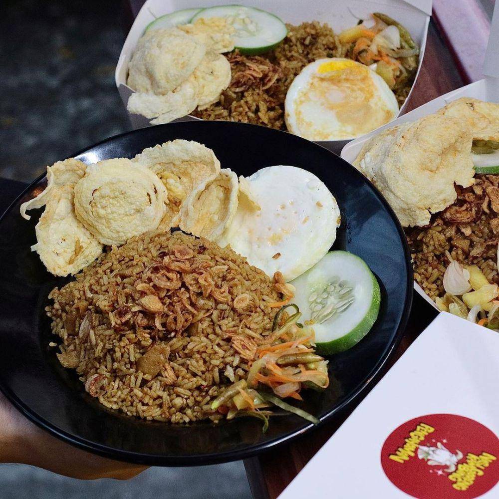 ilustrasi nasi goreng kambing (instagram.com/makassargoeat)