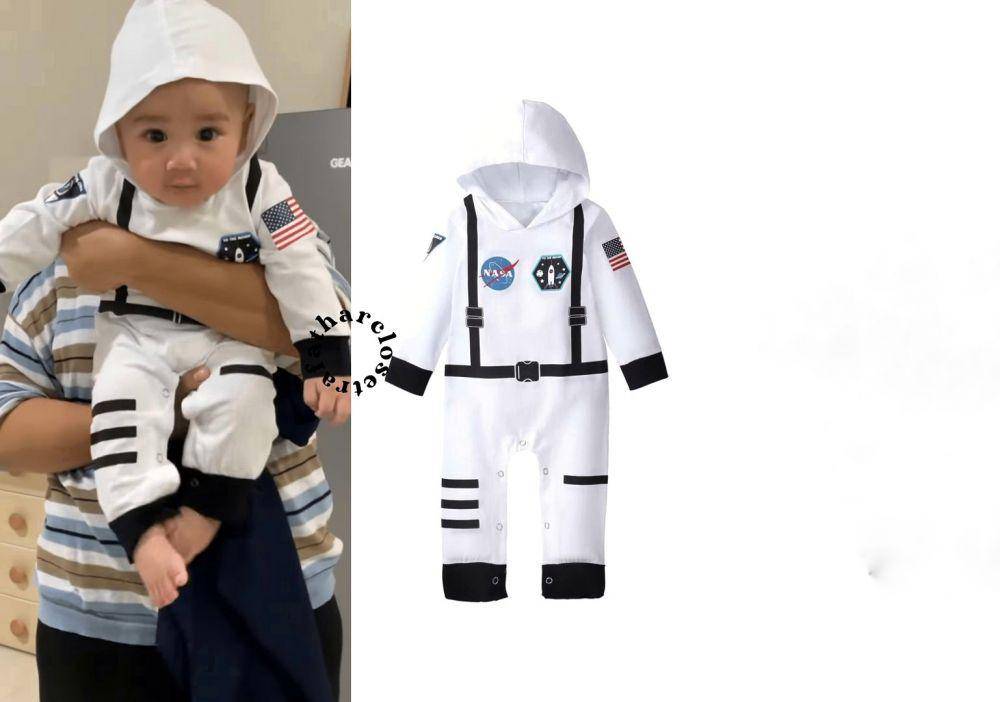 Rayyanza cosplay jadi astronot (instagram.com/rafatharcloset)