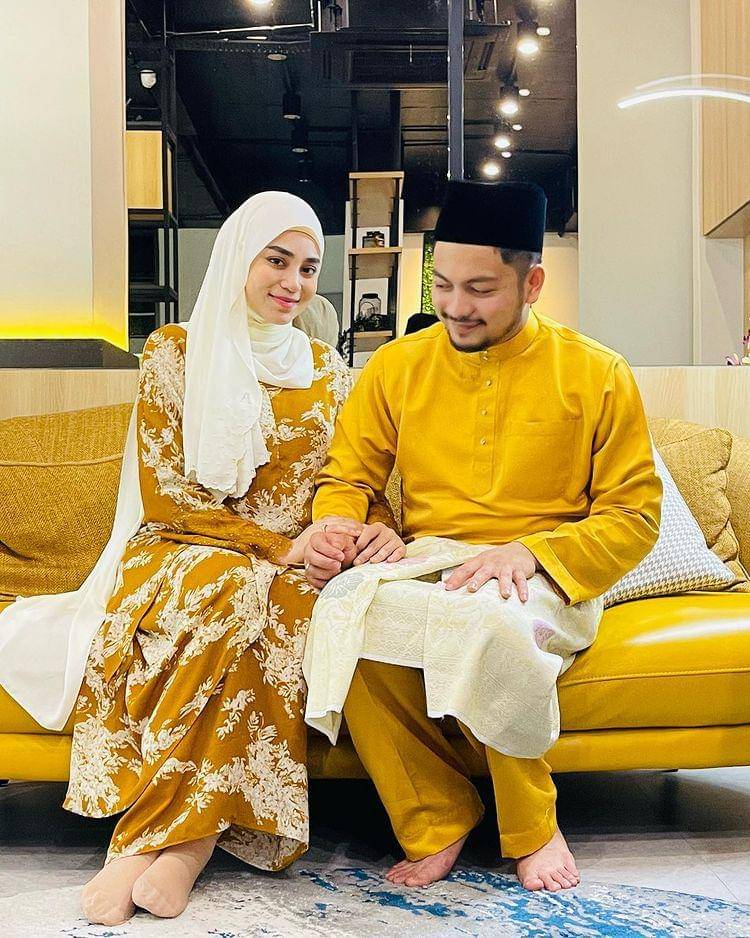 Uyaina Arshad dan Raja Syahiran (instagram.com/rajasyahiranmy)