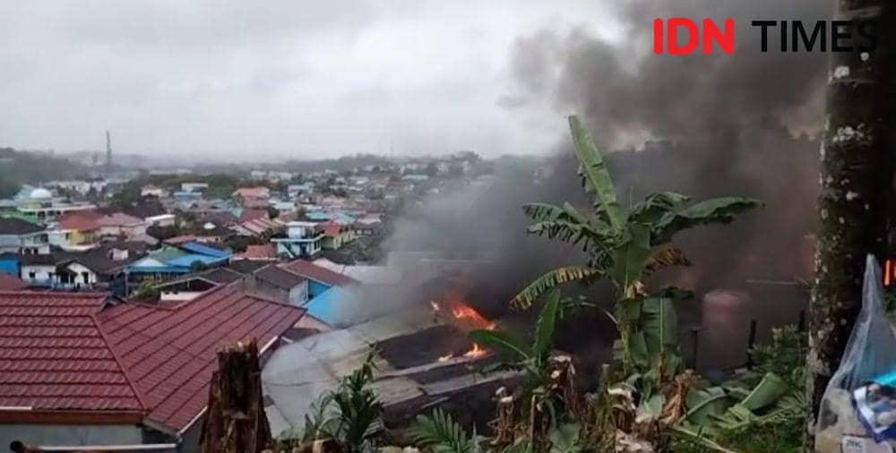 Tujuh Rumah di Sepinggan Balikpapan Ludes Terbakar