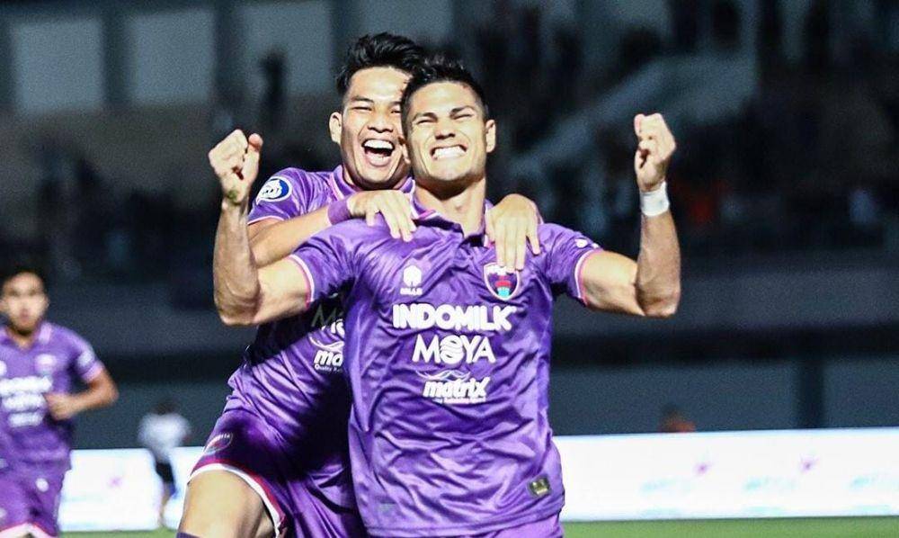 Ramiro Fergonzi cetak gol kilat saat Persita kalahkan Persik 2-0, Senin (25/7/2022). (dok. Persita)
