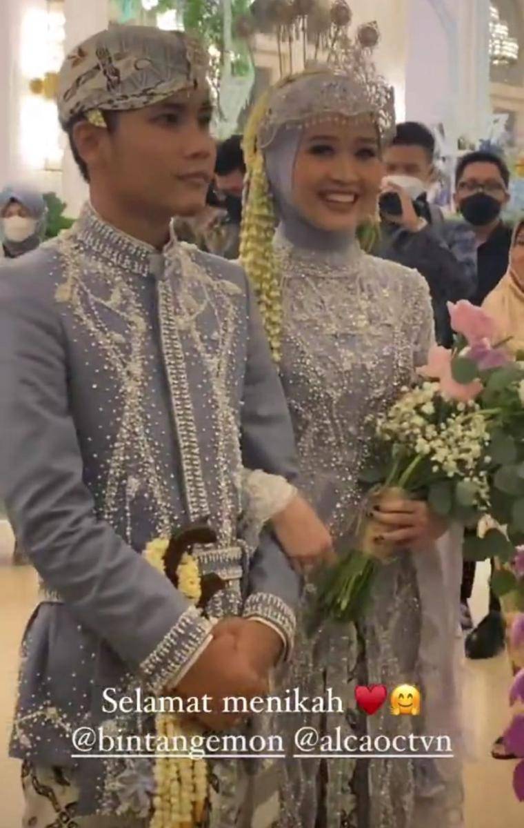 Pernikahan Bintang Emon dan Alca Octaviany (instagram.com/fatihandhika)