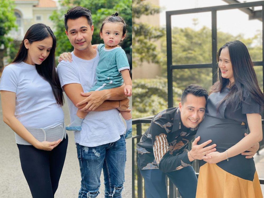 9 Potret Harmonis Eza Gionino dan Istri Menanti Kelahiran Anak Ketiga