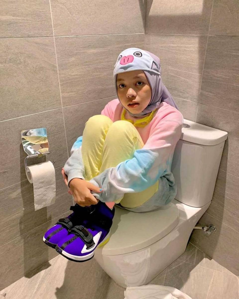 outfit cewek kue ala Fatimah Halilintar(instagram.com/fatima