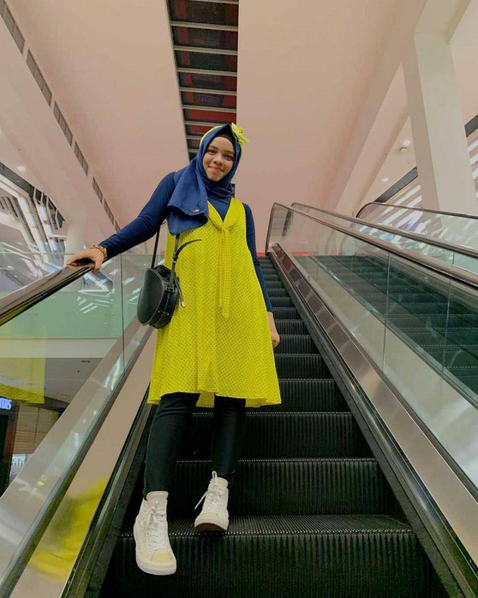 outfit Sajidah Halilintar (instagram.com/sajidahhalilintar)