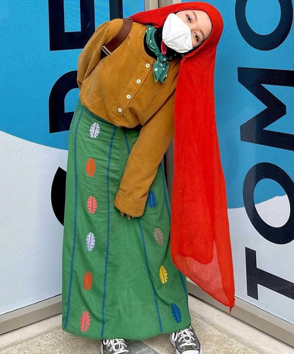 outfit cewek kue ala Fatimah Halilintar(instagram.com/fatima