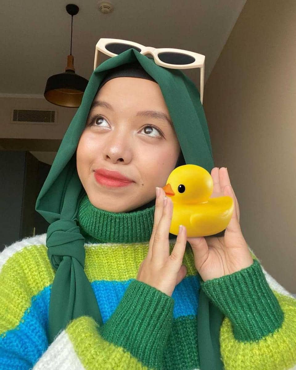 outfit cewek kue ala Fatimah Halilintar(instagram.com/fatima