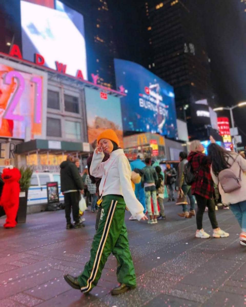 outfit cewek kue ala Fatimah Halilintar(instagram.com/fatima