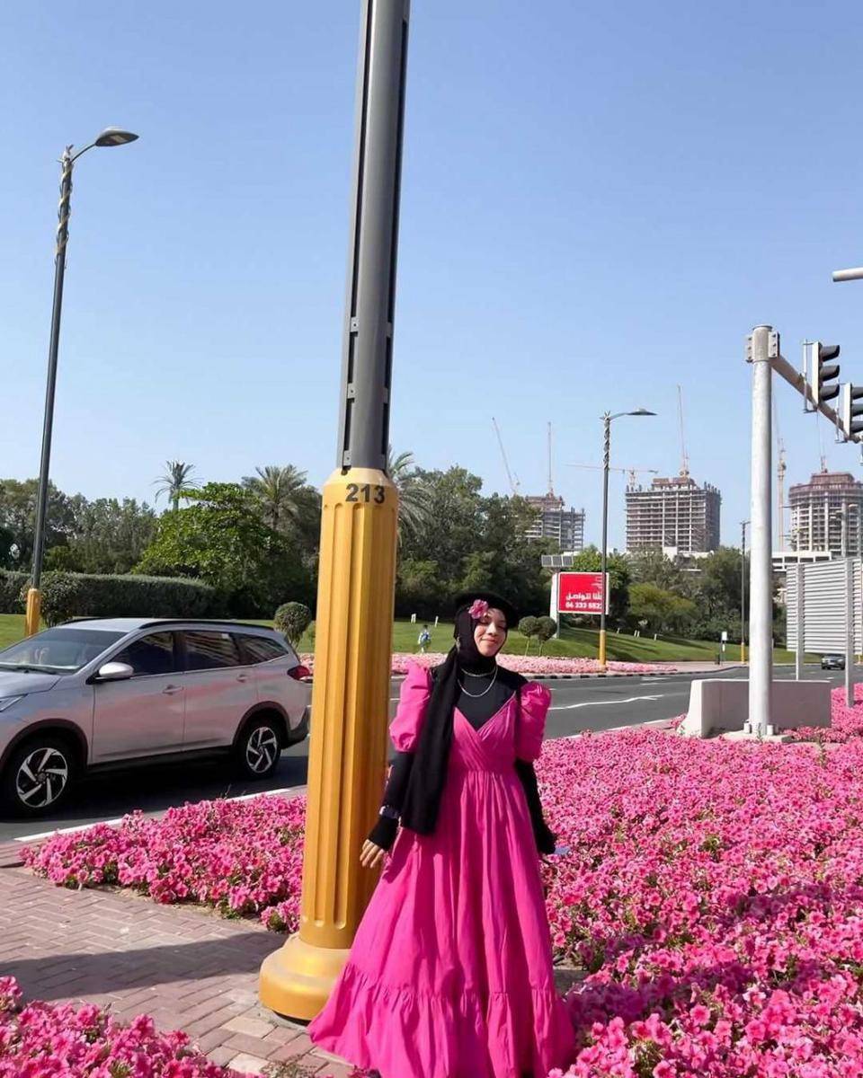 outfit Sajidah Halilintar (instagram.com/sajidahhalilintar)