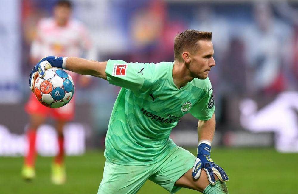 Marius Funk ketika membela Greuther Fuerth. (instagram.com/funki_)