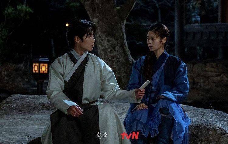 Pertemuan pertama Jang Uk dan Mu Deok setelah lama berpisah (instagram.com/tvn_drama)
