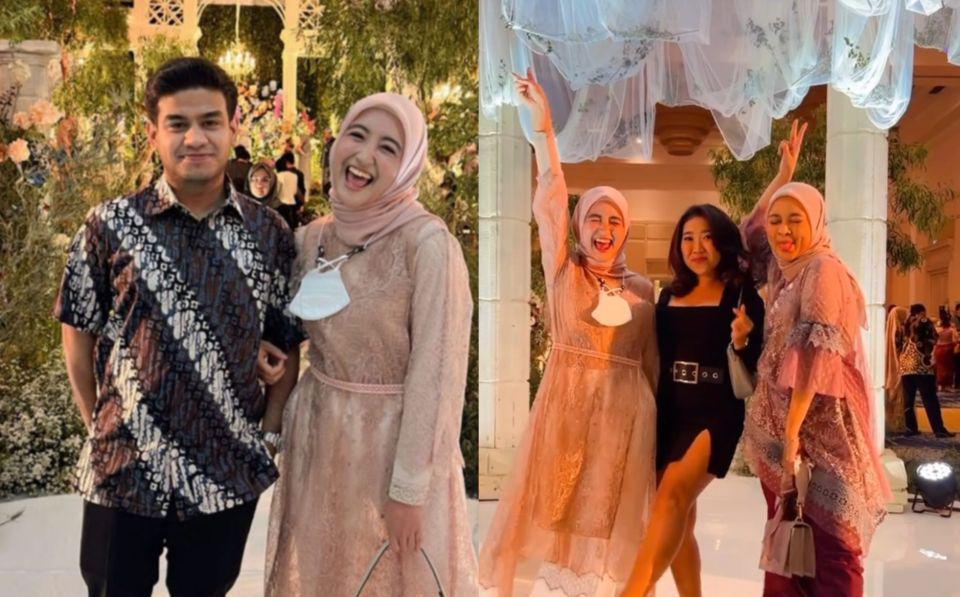 9 Gaya Arafah Rianti ke Kondangan Bintang Emon, Gandeng Fadil Jaidi