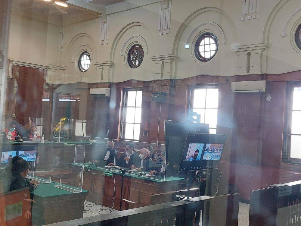 Suasana sidang mas Bechi di PN Surabaya, Senin (25/7/2022). (IDN Times/Khusnul Hasana).