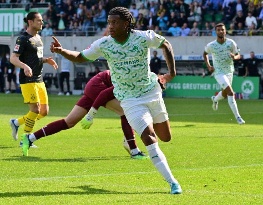 Jessic Ngankam saat memperkuat Greuther Fuerth di Bundesliga. (instagram.com/jessicngankam)