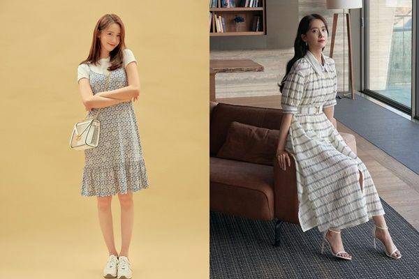 dress bermotif Yoona SNSD (twitter.com/Karinaa00480465)