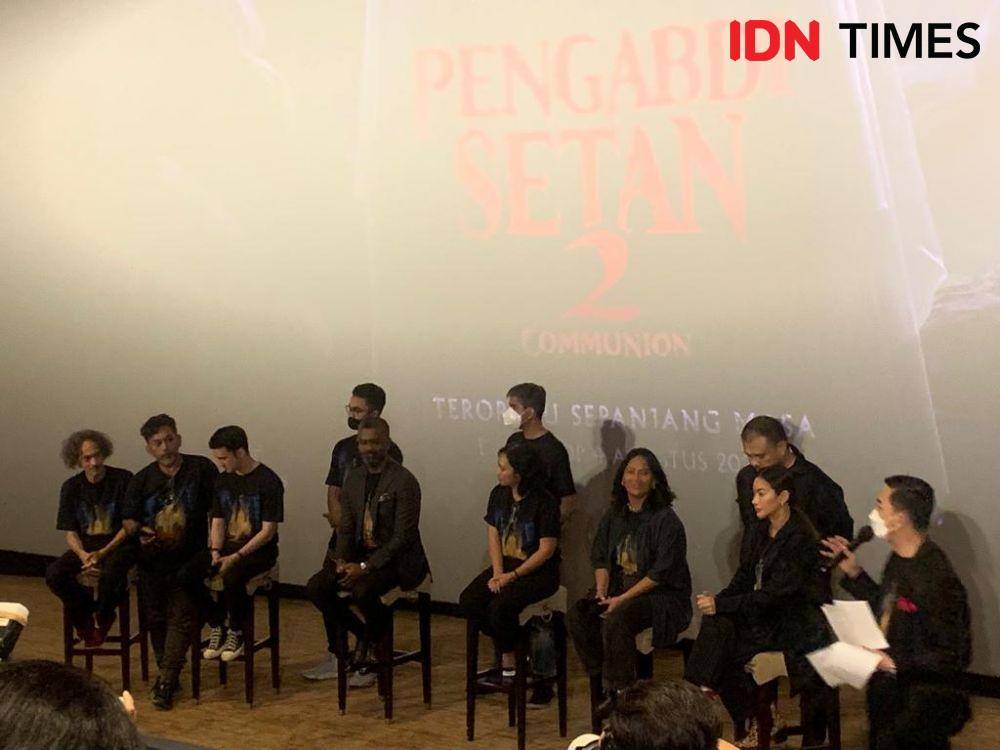 produser, sutradara, dan pemain Pengabdi Setan 2: Cummunion (IDN Times/Rafifa Shabira)