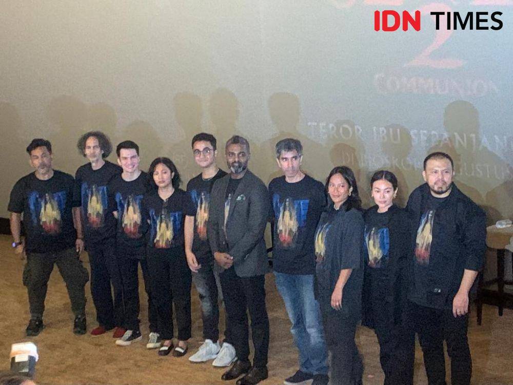 produser, sutradara, dan pemain Pengabdi Setan 2: Cummunion (IDN Times/Rafifa Shabira)