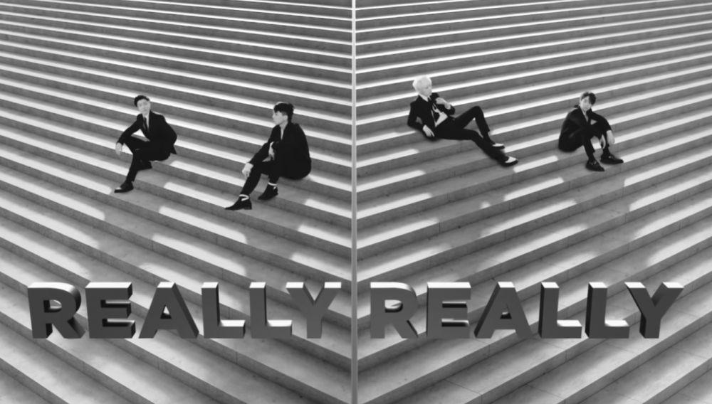 WINNER dalam MV "Really Really". (youtube/WINNER)